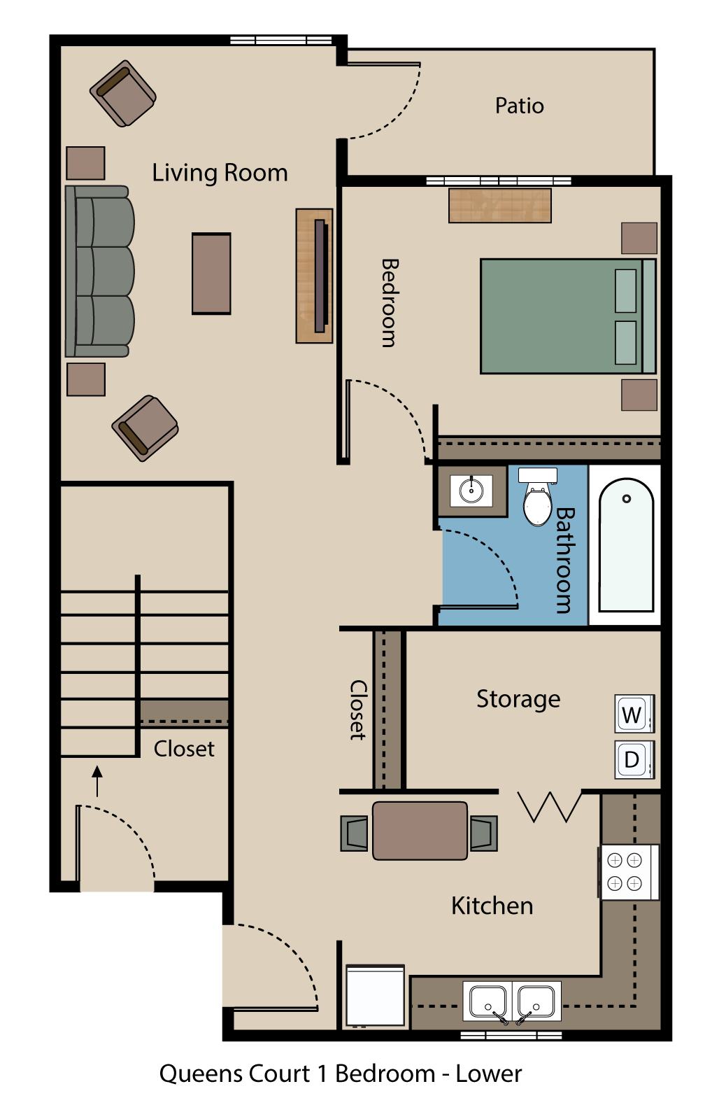 Queens Court Suite Lower